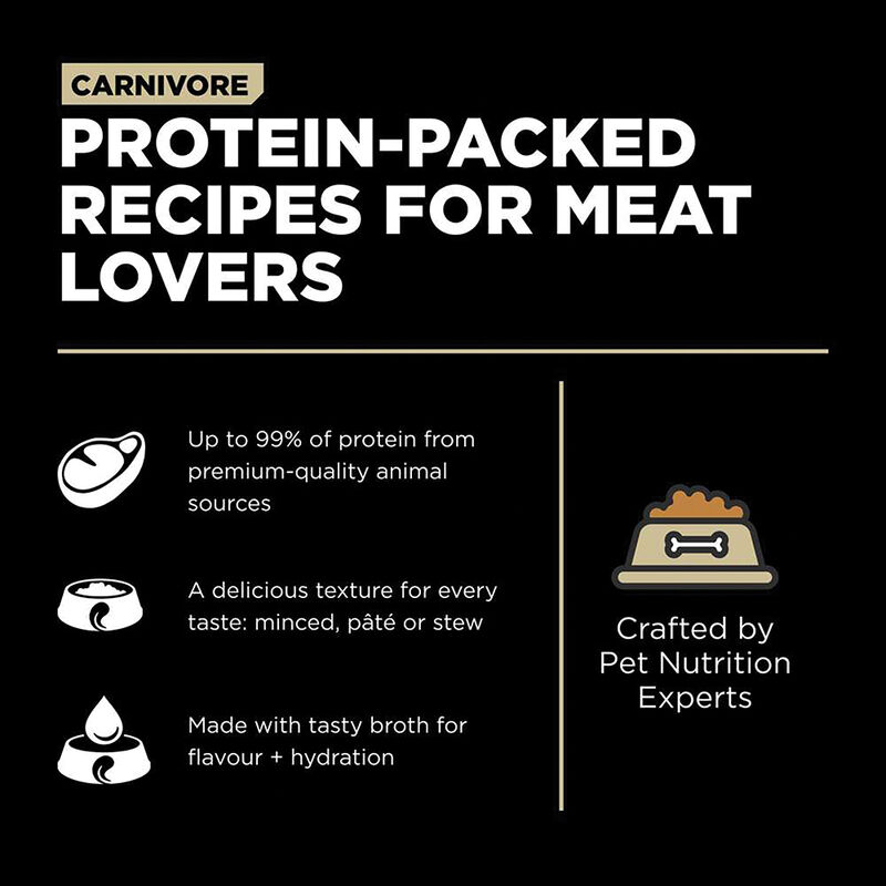 GO! SOLUTIONS, CARNIVORE Grain Free Minced Lamb + Wild Boar Recipe for cats - Wet Cat Food image number null