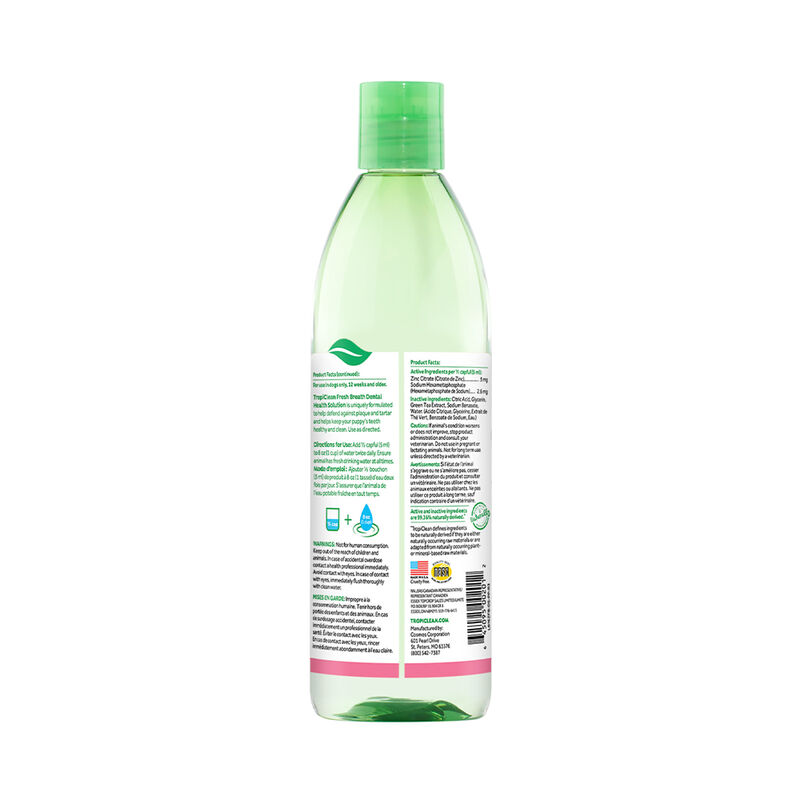 Tropiclean, Puppy, Dental Fresh Breath - Plaque & Tartar - 16 oz image number null