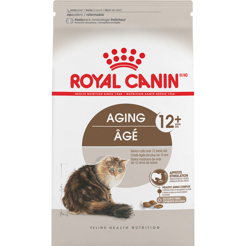 Royal Canin, Feline Health Nutrition Aging 12+ Dry Adult - Dry Cat Food image number null