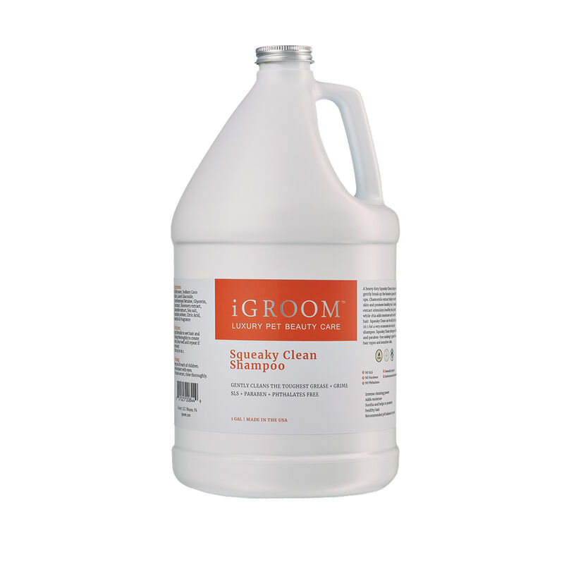 iGroom, Squeaky Clean Shampoo - 128 oz image number null