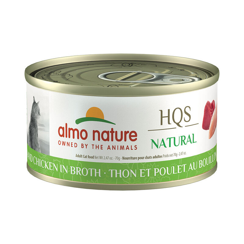 Almo Nature, Can Feline Adult - Tuna & Chicken in Broth - 2.5 oz - Wet Cat Food image number null