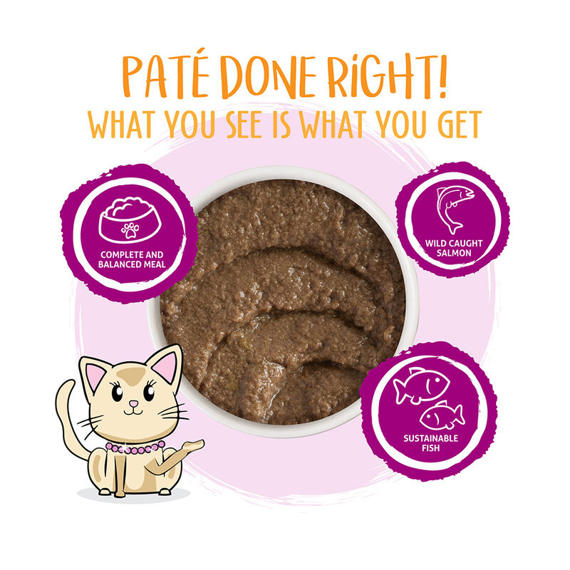Weruva, Can Feline - Tic Tac Whoa - Tuna & Salmon - 156 g - Pate - Wet Cat Food image number null