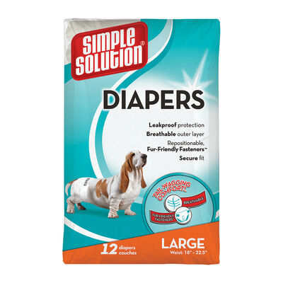 Simple Solution, Disposable Diapers - 12 Pk