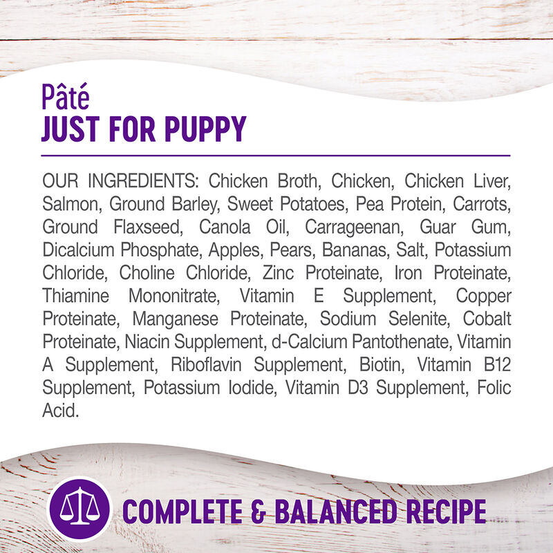 Wellness, Canned Dog Food, Just for Puppy - Wet Dog Food image number null