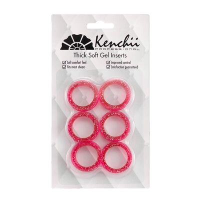 Kenchii, Finger Inserts - Pink - 6 Pk
