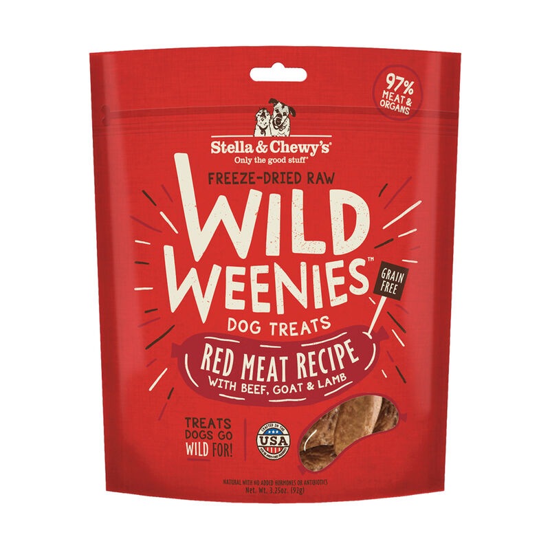 Stella & Chewy's, Freeze-Dried Raw Red Meat Wild Weenies Dog Treats image number null