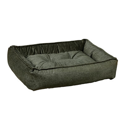 Bowsers, Sterling Lounge Bed - Moss - Plush Dog Bed