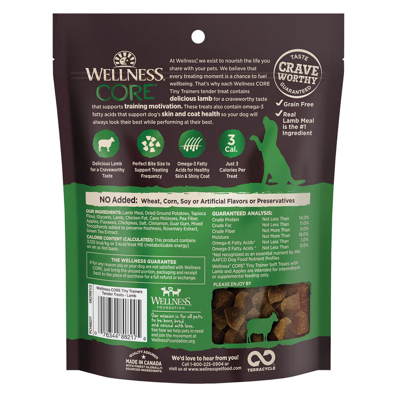 Wellness, Core - Tiny Tasters GF Treats - Lamb & Apple - 170 g - Dog Treat image number null