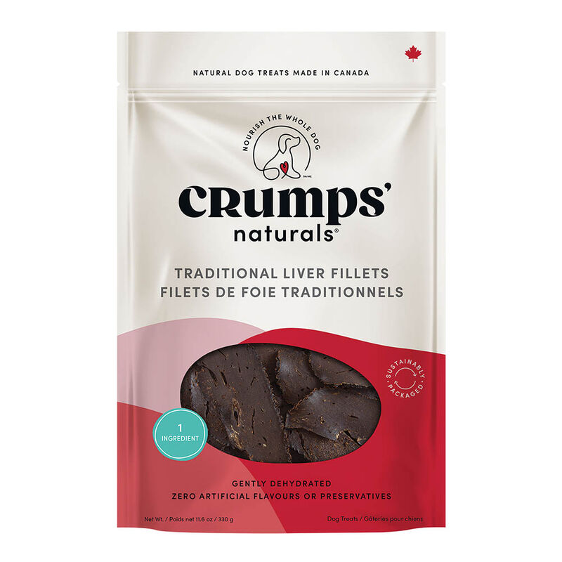 Crumps' Naturals, Traditional Liver Fillets Dog Treats - Dog Treat image number null