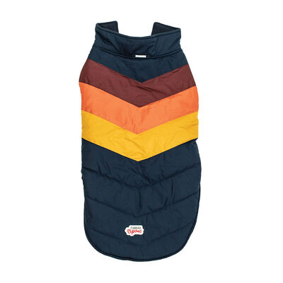 Canada Paws, Chevron Coat - Navy - Dog Coat