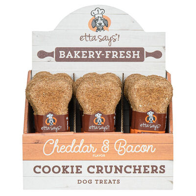 Etta Says!, Cheddar & Bacon Cookie Crunchers - 5"