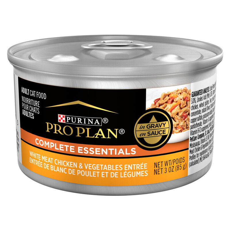 Pro Plan, White Meat Chicken & Vegetables - Wet Cat Food image number null