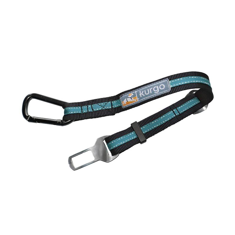 Kurgo, Direct To Seatbelt Tether - Coastal Blue image number null