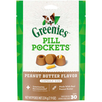 Greenies, Pill Pockets for Dogs - Peanut Butter - Capsule