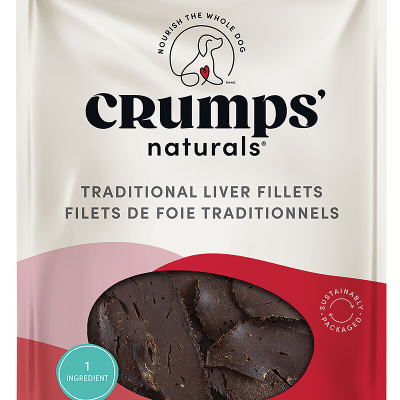 Crumps' Naturals, Traditional Liver Fillets Dog Treats - Dog Treat image number null