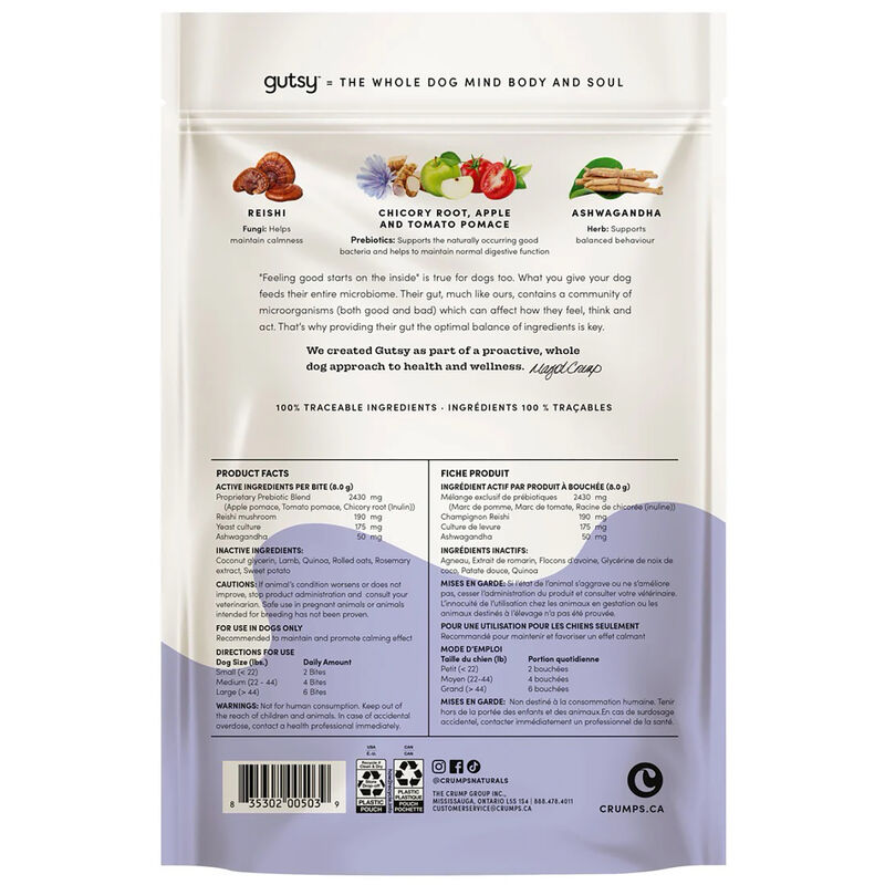 Crumps' Naturals, Gutsy - Calm Bites image number null