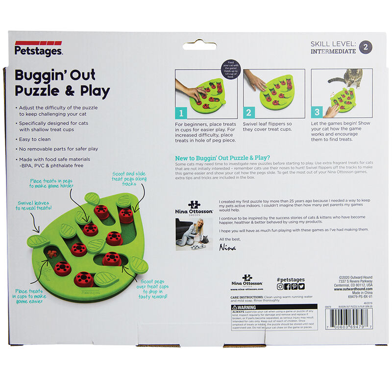 PetStages, Puzzle & Play Buggin Out - Green image number null