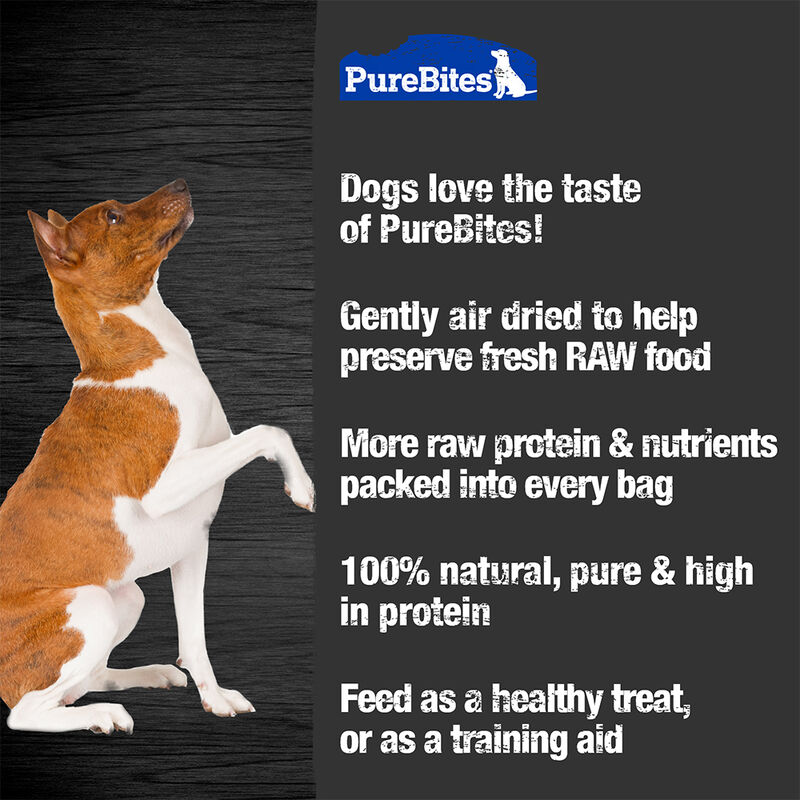 PureBites, Mid Size - Cod Skin Jerky - 137 g - Freeze Dried Dog Treat image number null