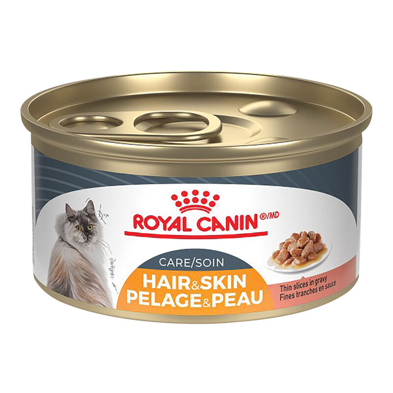 Royal Canin, Feline Care Nutrition Hair & Skin Care Thin Slices In Gravy - Wet Cat Food image number null