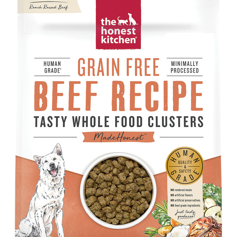 The Honest Kitchen, Grain Free Whole Food Clusters - Beef - Dry Dog Food image number null