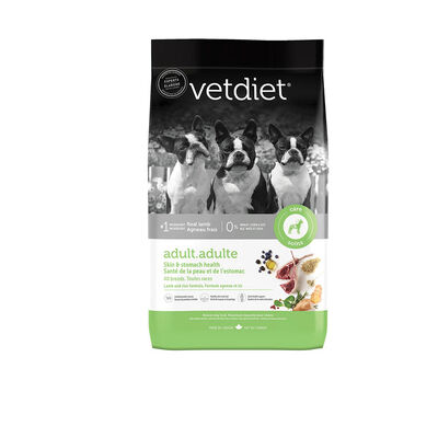 Vetdiet, Adult - Skin & Stomach - Lamb & Rice - Dry Dog Food