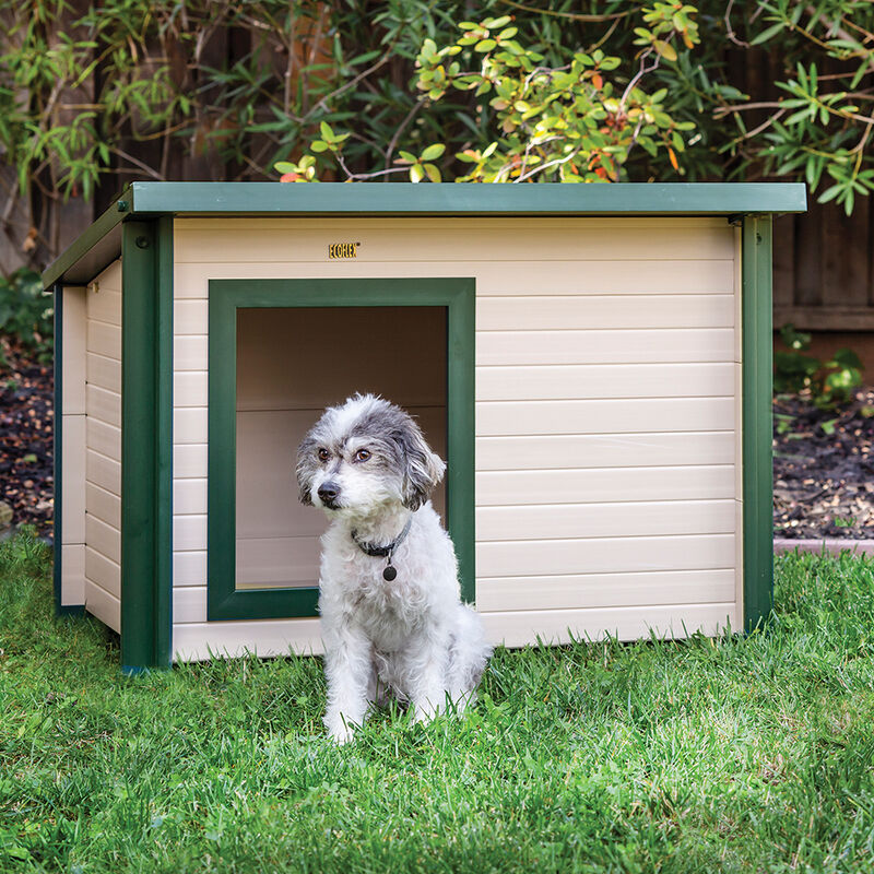 New Age Pet, Rustic Lodge Dog House - Medium - Maple image number null