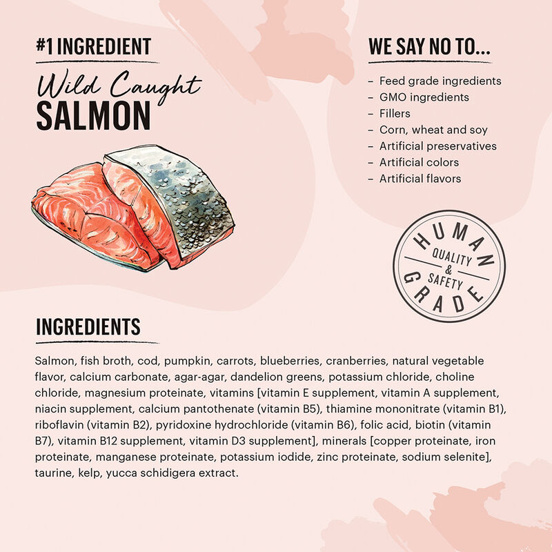The Honest Kitchen, Grain Free Salmon & Cod Pate - Wet Cat Food image number null