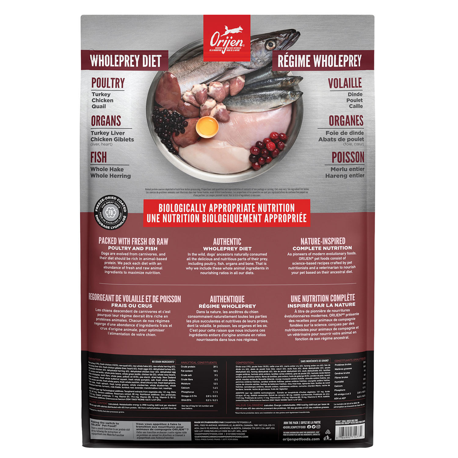 Orijen, Adult - Small Breed - Dry Dog Food - Ren's Pets