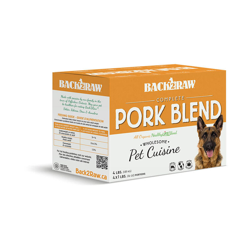 Back2Raw, Complete - Pork Blend - 1.81 kg - 4 x 1 lb image number null