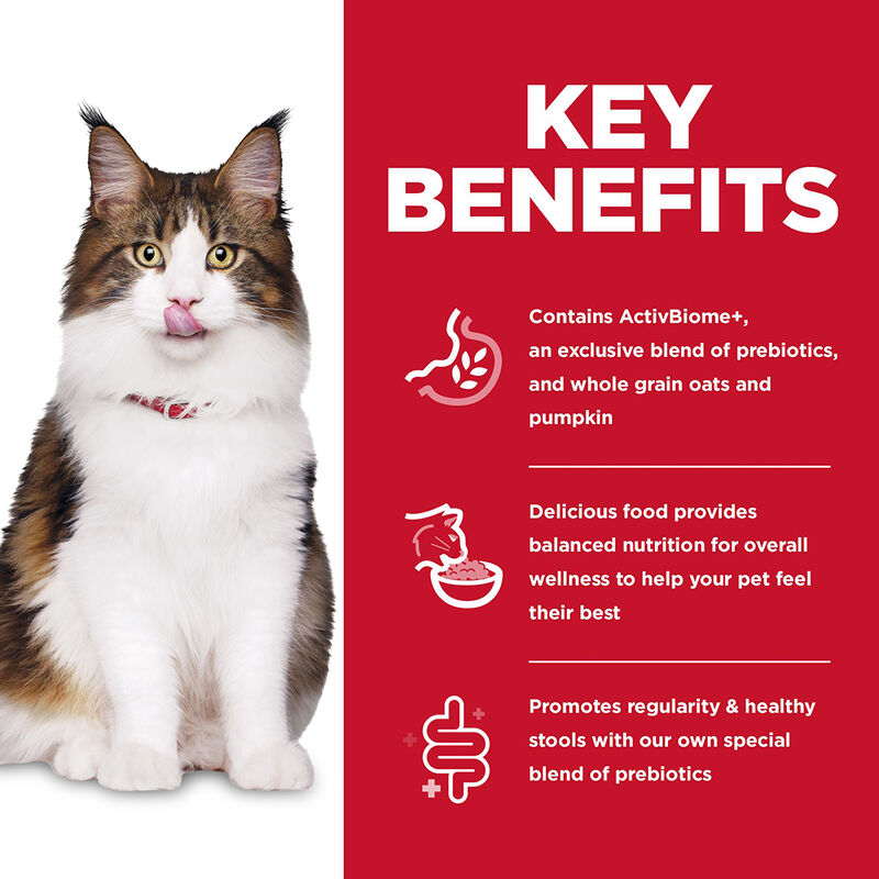 Science Diet, Feline Adult - Perfect Digestion Chicken - Dry Cat Food image number null