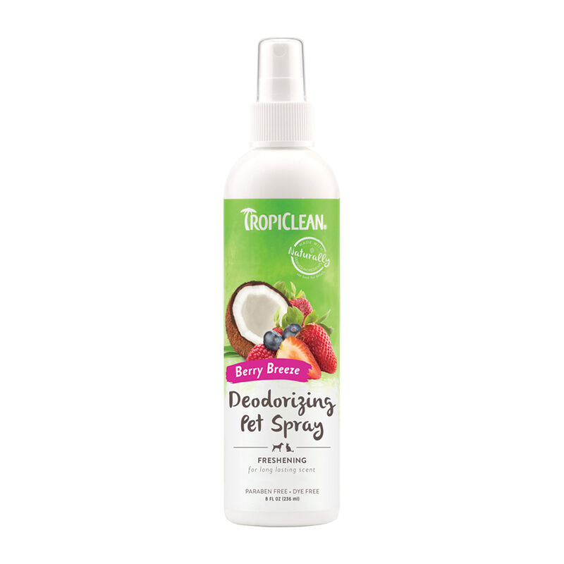 Tropiclean, Berry Breeze Deodorizing Pet Spray - 8 oz image number null
