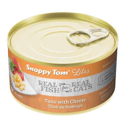 Snappy Tom, Can, Feline Adult - Lite Tuna with Cheese - 85 g