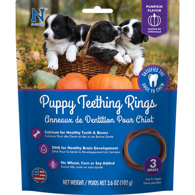 Get Naked, Puppy Teething Rings - Pumpkin