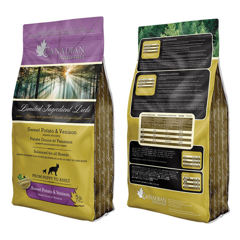 Canadian Naturals, Adult - LID - Venison & Sweet Potato - Dry Dog Food image number null