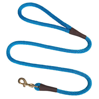 Mendota, Snap Leash - Blue - 1/2" Width - 6'