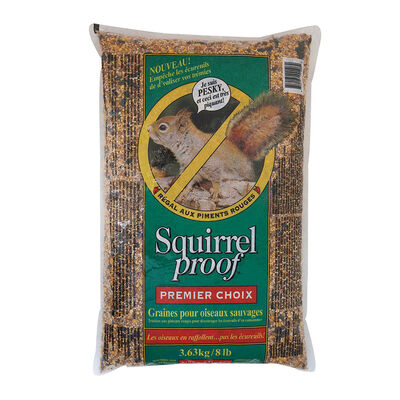Squirrel Proof, Wild Bird Seed, Chili Treat - 3.63 kg