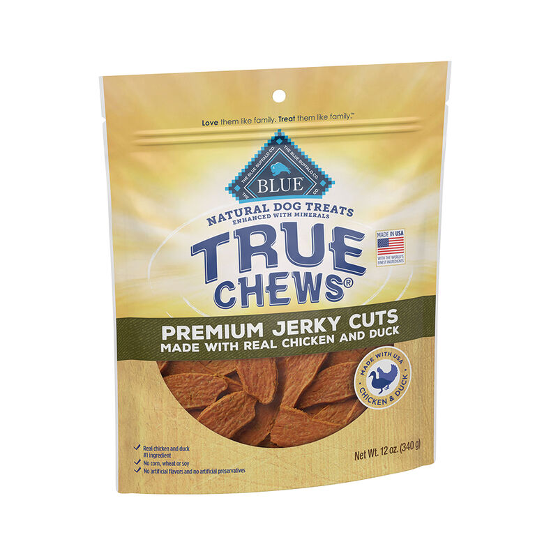 Blue Buffalo, True Chews - Jerky Chicken & Duck - 340 g - Dog Treat image number null
