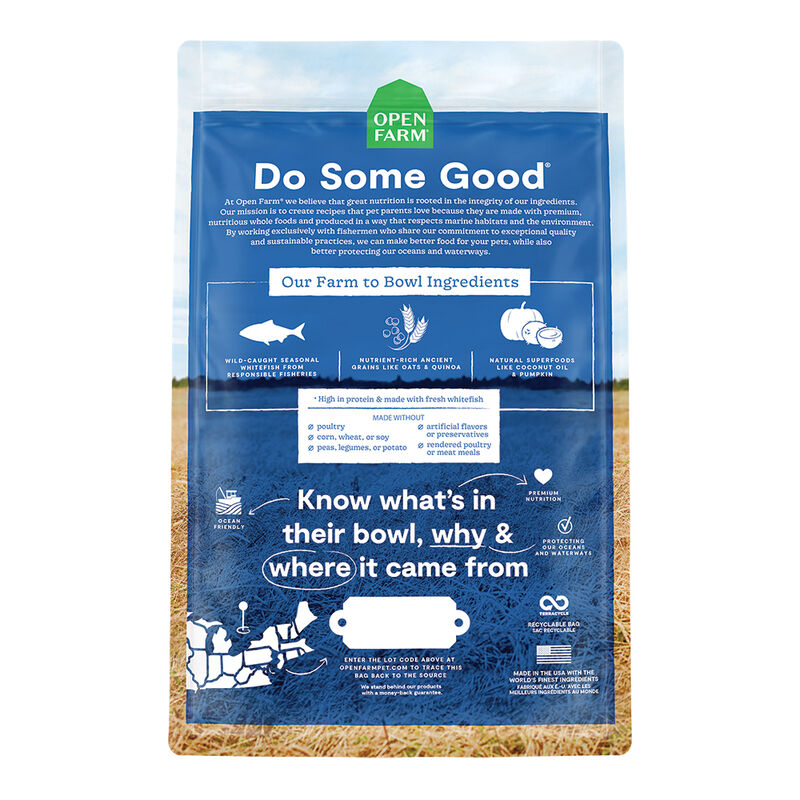 Open Farm, Catch-Of-The-Season Whitefish & Ancient Grains Dog Dry Food - Dry Dog Food image number null