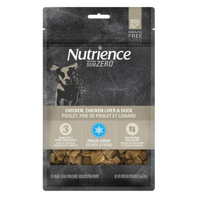 Nutrience, Freeze Dried Treats - SubzeroFraserValley - Chicken, Chicken & Duck Liver - 70 g - Dog Tr