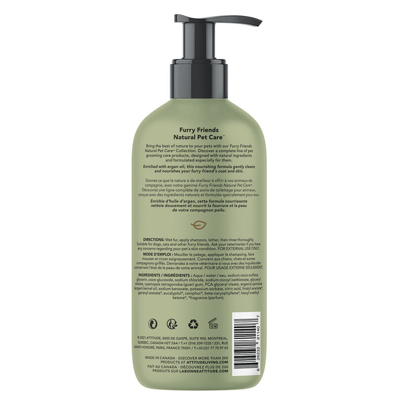 Furry Friends - Natural Pet Care, 2-in-1 Nourishing Shampoo & Conditioner - Lavender - 473 ml image number null
