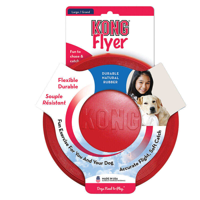 Kong, Flyer Disc - Large - Interactive Dog Toy image number null