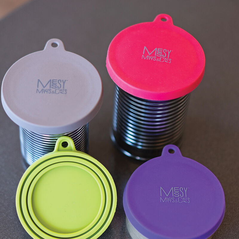 Messy Mutts, Silicone Universal Can Cover - Green - 2.5" - 3.3" image number null
