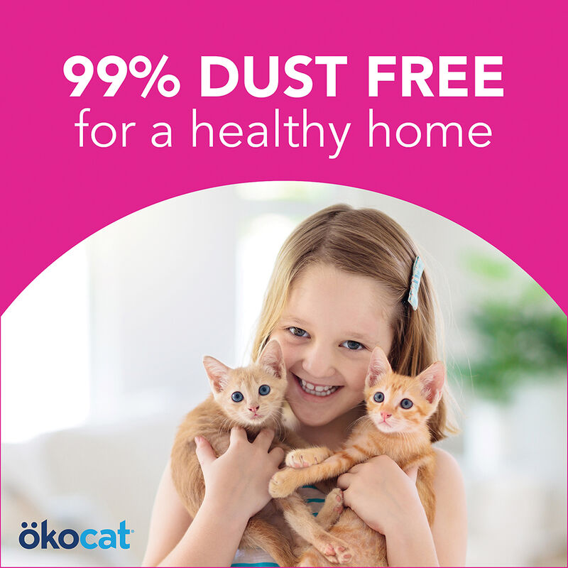 Okocat, Soft Step Natural Wood Clumping Litter - 3.8 kg image number null
