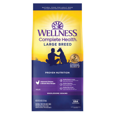 Wellness, Large Breed Complete Health, Deboned Chicken, Brown Rice - Dry Dog Food
