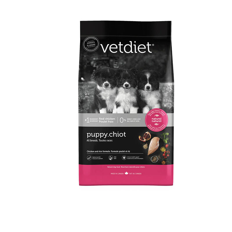 Vetdiet, Puppy - Chicken & Rice - Dry Dog Food image number null