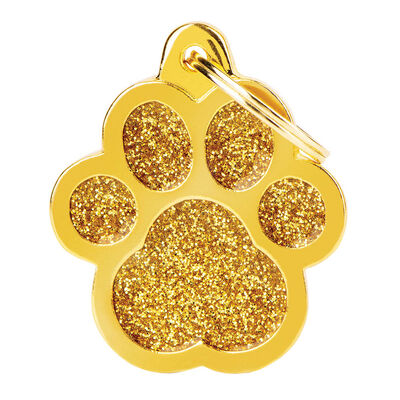 MyFamily, Paw Glitter - Gold - Big