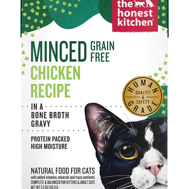 The Honest Kitchen, Minced Chicken in Bone Broth Gravy - Wet Cat Food image number null
