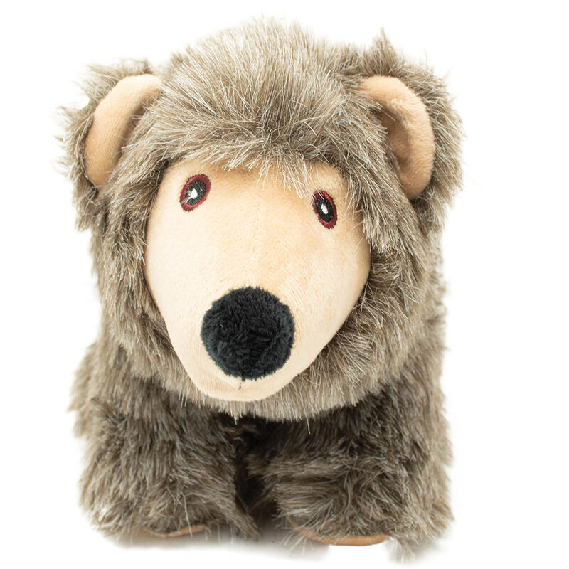 Canada Paws, Brown Bear - 9" - Plush Dog Toy image number null