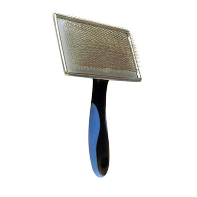 Q, Soft Pin Slicker with Flat Back