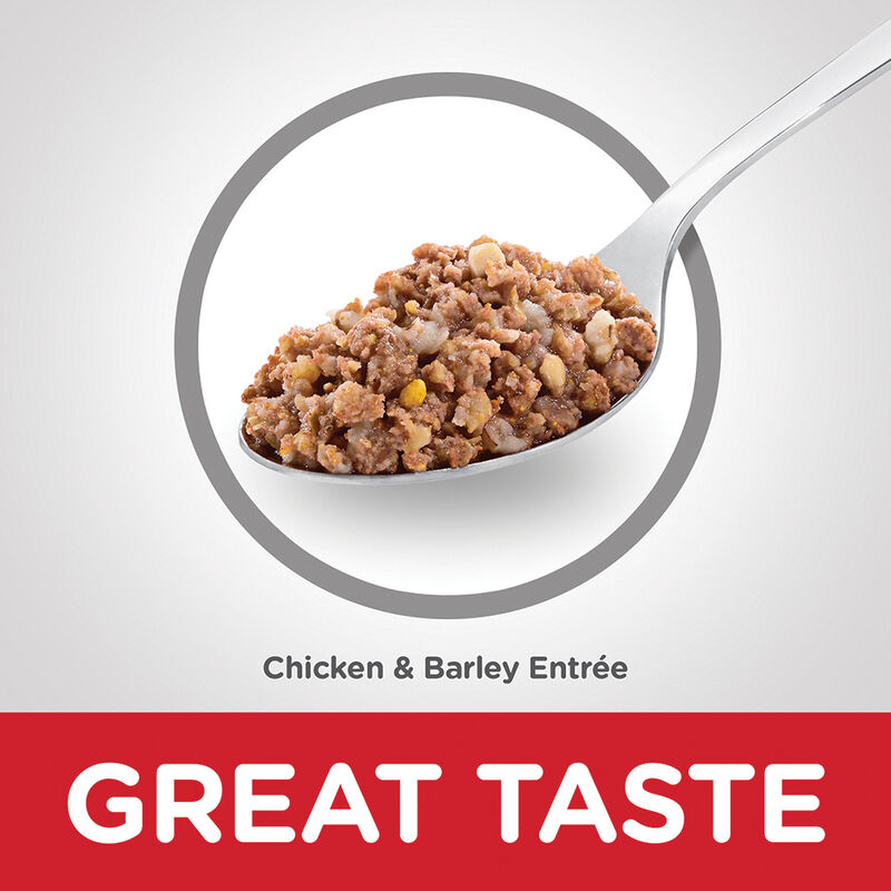 Science Diet, Adult 7+ Chicken & Barley Canned Dog Food, 370 g - Wet Dog Food image number null